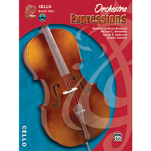 Alfred Orchestra Expressions Book Two Student Edition Cello Book & CD 1