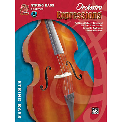 Alfred Orchestra Expressions Book Two Student Edition String Bass Book & CD 1