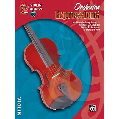 Alfred Orchestra Expressions Book Two Student Edition Violin Book & CD 1