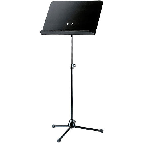 K&M Orchestra Music Stand With Black Wooden Desk