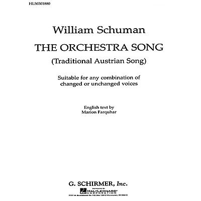 G. Schirmer Orchestra Song, The Traditional Austrian Song composed by Traditional Austrian