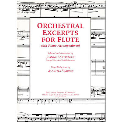 Carl Fischer Orchestral Excerpts For Flute