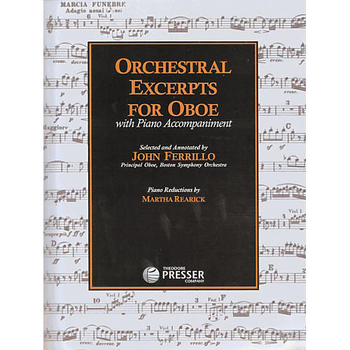 Carl Fischer Orchestral Excerpts For Oboe Book