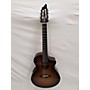 Used Breedlove Organic Solo Pro CE Red Cedar-African Mahogany Concert Classical Acoustic Electric Guitar edge burst