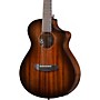 Open-Box Breedlove Organic Wildwood Pro CE All-African Mahogany Companion Acoustic-Electric Guitar Condition 2 - Blemished Suede 197881313838