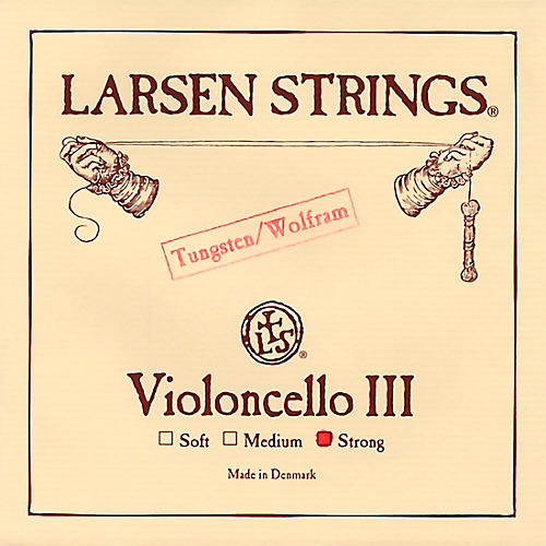 Larsen Strings Original Cello G String 4/4 Size, Heavy Tungsten, Ball End