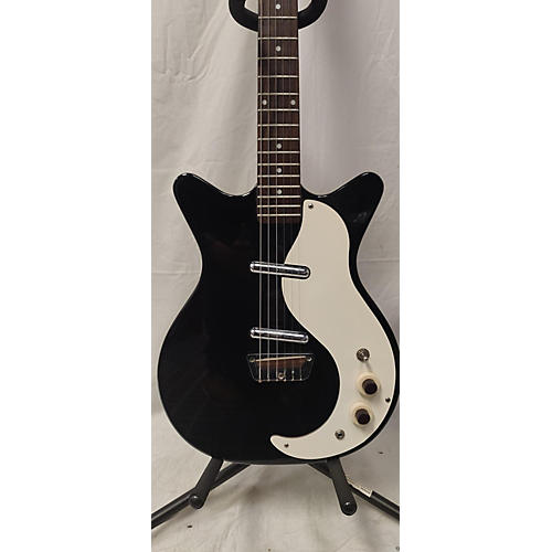Danelectro Original Factory Spec 1959 Reissue Solid Body Electric Guitar Black and White