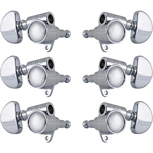 Grover Original Milk Bottle Style Rotomatics 102V Series Standard Button Tuning Machines Chrome