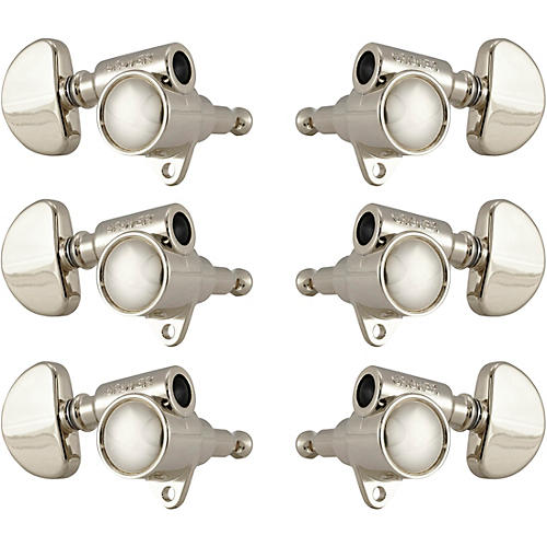 Grover Original Milk Bottle Style Rotomatics 102V Series Standard Button Tuning Machines Nickel