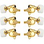 Grover Original Milk Bottle Style Rotomatics 103 Series Pearloid Button Tuning Machines Gold