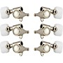 Grover Original Milk Bottle Style Rotomatics 103 Series Pearloid Button Tuning Machines Nickel