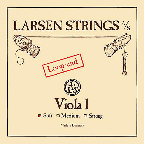 Larsen Strings Original Viola A String 15 to 16-1/2 in., Light Steel, Loop End