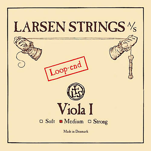 Larsen Strings Original Viola A String 15 to 16-1/2 in., Medium Steel, Loop End