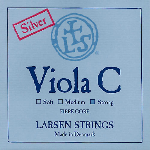 Larsen Strings Original Viola C String 15 to 16-1/2 in., Heavy Silver, Ball End