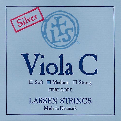 Larsen Strings Original Viola C String 15 to 16-1/2 in., Medium Silver, Ball End