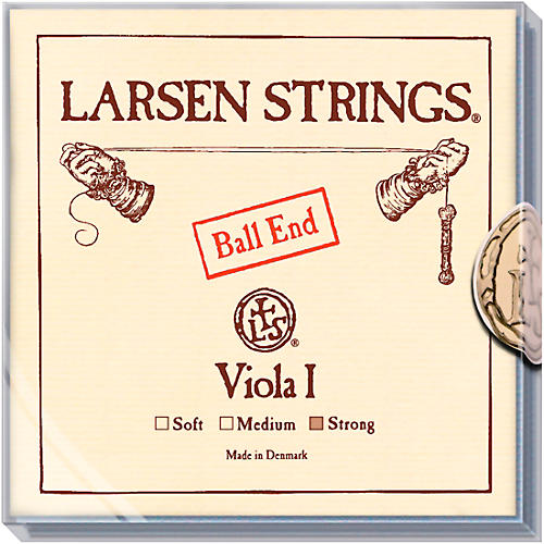 Larsen Strings Original Viola String Set 15 to 16-1/2 in., Heavy Multiple Wound, Ball End