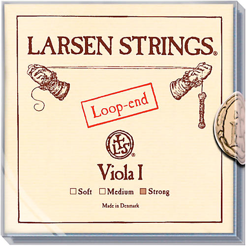 Larsen Strings Original Viola String Set 15 to 16-1/2 in., Heavy Multiple Wound, Loop End