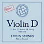 Larsen Strings Original Violin D String 4/4 Size Silver Wound, Heavy Gauge, Ball End