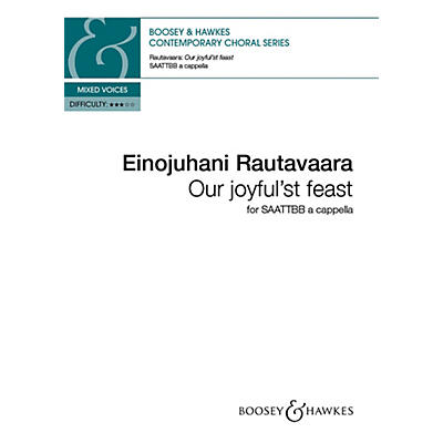 Hal Leonard Our Joyful'st Feast (SAATTBB a cappella) SAATTBB A CAPPELLA composed by Einojuhani Rautavaara