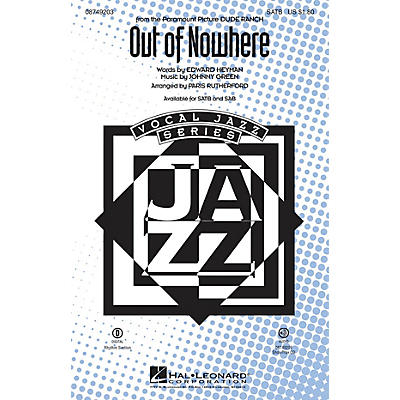 Hal Leonard Out of Nowhere ShowTrax CD Arranged by Paris Rutherford