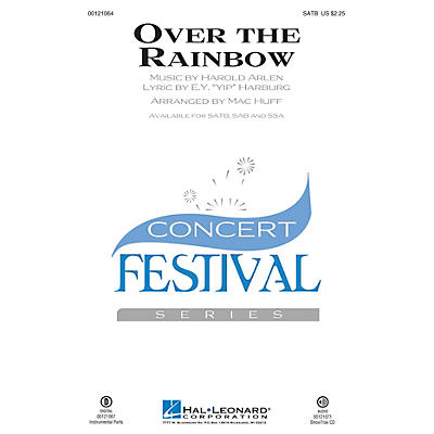 Hal Leonard Over the Rainbow (from The Wizard of Oz) SAB Arranged by Mac Huff