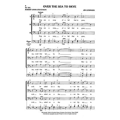 Hal Leonard Over the Sea to Skye (Choral Music/Octavo Secular Tbb) TBB Composed by Leininger, Jim