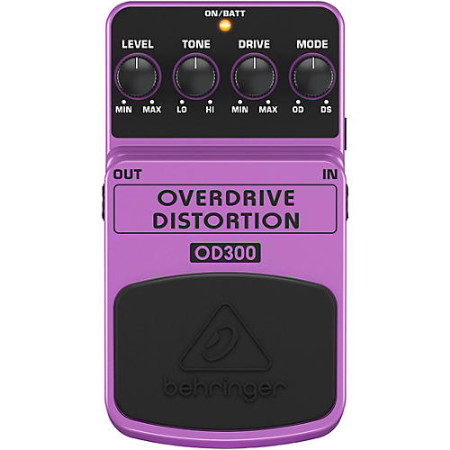 Behringer Overdrive/Distortion OD300 Guitar Effects Pedal Condition 1 - Mint