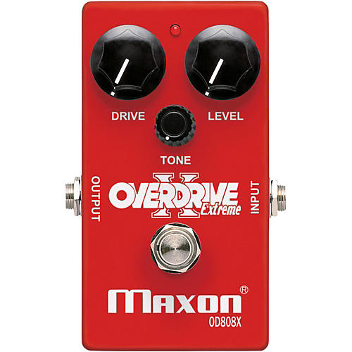 Maxon Overdrive Extreme Guitar Effects Pedal Red