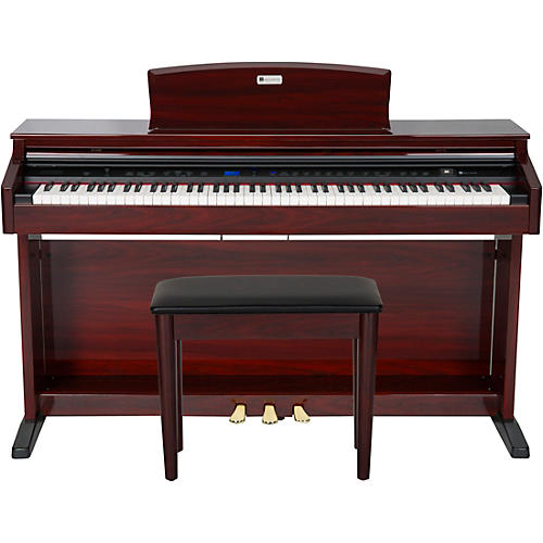 Overture 2 88-Key Console Digital Piano with Bench (Mahogany)