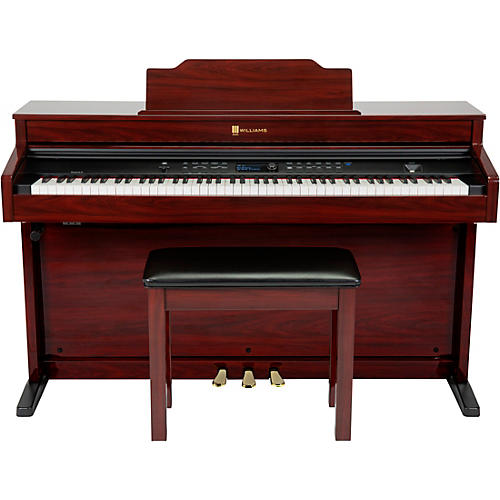 Williams Overture III Digital Piano Condition 1 - Mint Mahogany Red