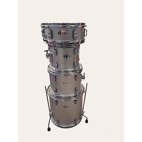 OrbiTone Oxe Series Drum Kit Silver