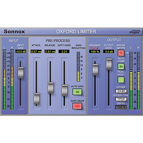 Sonnox Oxford Limiter (Native) Software Download