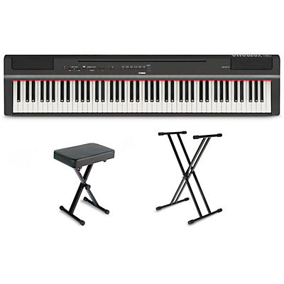 Yamaha P-125 Digital Piano Keyboard Package