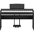 Yamaha P-125 Digital Piano with Wooden Stand and LP-1 Pedal Unit BlackBlack