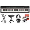 Yamaha P-125A Digital Piano Keyboard Package White Essentials PackageBlack Deluxe Package
