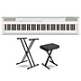 Yamaha P-125A Digital Piano Keyboard Package White Essentials Package
