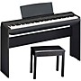 Yamaha P-125A Digital Piano With Wood Stand and Bench Black