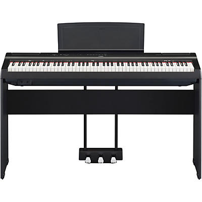 Yamaha P-125A Digital Piano With Wooden Stand and LP-1 Pedal Unit
