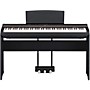 Yamaha P-125A Digital Piano With Wooden Stand and LP-1 Pedal Unit Black