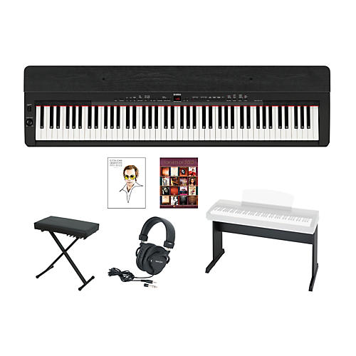 P-155 Black Keyboard Package w/Matching Stand