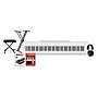 Yamaha P-225 88-Key Digital Piano - White Beginner Package