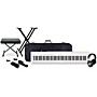 Yamaha P-225 88-Key Digital Piano With Warm Audio WA-CAB Headphone Package (Pedals/Bench/Stand/Bag Included) - White