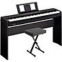 Open-Box Yamaha P-45LXB Digital Piano With Stand and Bench Condition 2 - Blemished Black 197881153588