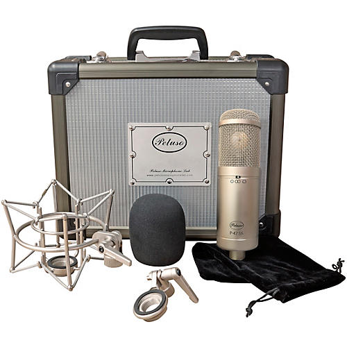 Peluso Microphone Lab P-47 SS Solid-State Large-Diaphragm Multi-Pattern Microphone Kit Nickel