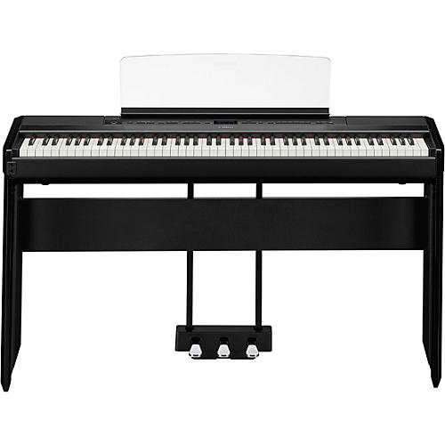 Yamaha P-515 Digital Piano with Matching Stand and LP-1 Pedal Unit Black