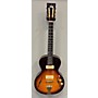 Used King P 90 Hollow Body Electric Guitar Tobacco Sunburst