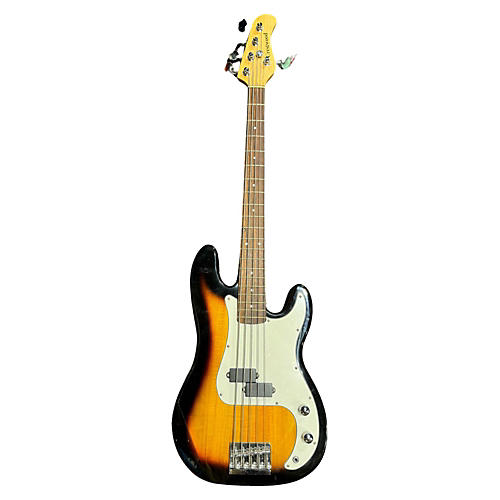 Crestwood P Bass 5 String Electric Bass Guitar 2 Color Sunburst
