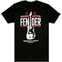 Fender P Bass T-Shirt Medium Black