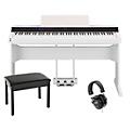Yamaha P-S500 88-Key Smart Digital Piano With L300 Stand, LP-1 Triple Pedal, Headphones and Bench WhiteWhite