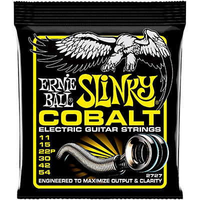 Ernie Ball P02727 Cobalt Beefy Slinky Electric Guitar Strings 11-54
